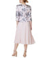 ფოტო #2 პროდუქტის Petite 2-Pc. Printed Jacket & Midi Dress Set
