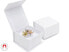 White gift box for ring or earrings VG-3 / AW