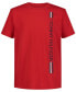 ფოტო #1 პროდუქტის Little Boys Tommy Signature Bar Short Sleeve T-shirt