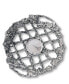 Фото #3 товара Grape Pattern Fruit, Centerpiece Metal Basket - Cast Aluminum