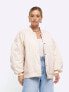 Фото #1 товара River Island Petite bomber jacket in light stone