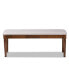 Giovanni Modern and Contemporary Fabric Upholstered Dining Bench