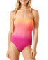 Фото #1 товара Tommy Bahama 299583 Island Cays One-Piece Swimsuit in Passion Pink Size 14