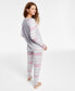 Фото #4 товара Пижама Cuddl Duds Brushed Sweater-Knit