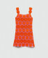 Фото #2 товара Women's Floral Crochet Dress