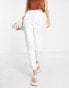 Фото #4 товара Topshop Tall Original high rise Mom jeans in white