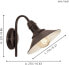 Фото #4 товара Подвесной светильник EGLO Pendant Light E27 Antique Brown с бежевым абажуром [Энергетический класс D]
