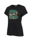 Women's Black Boston Celtics 2024 NBA Finals Champions Trophy Franklin T-Shirt