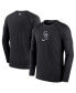 Men's Black Colorado Rockies Authentic Collection Game Raglan Performance Long Sleeve T-shirt