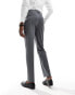 ASOS DESIGN slim fit suit trousers with wool in charcoal