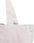 My Accessories large canvas tote bag in off white