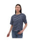 Фото #1 товара Women's Cassa Over Stripe Tee