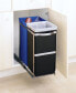 Фото #3 товара Under-the-Counter 35 Liter Pull Out Dual Recycler Trash Can
