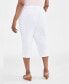 Фото #9 товара Women's Mid-Rise Comfort Waist Capri Pants, Created for Macy's