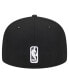 Фото #3 товара Men's Black Memphis Grizzlies Active Satin Visor 59FIFTY Fitted Hat