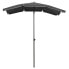 Фото #4 товара Садовый зонт vidaXL Солнцезащитный садовый зонт Sonnenschirm, антрацит