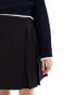 Фото #4 товара ASOS DESIGN tailored pleated mini skirt in black