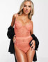 Ann Summers Hold Me Tight lace body in orange