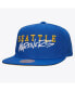 Men's Royal Seattle Mariners Team Tagged Snapback Hat Синий - фото #1