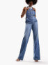 Фото #3 товара ASOS DESIGN Tall denim dungaree in mid blue