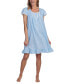 ფოტო #1 პროდუქტის Women's Cotton Lace-Trim Nightgown