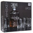 Whisky-Karaffe, 900 ml, 4 Gläser