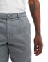 ASOS DESIGN relaxed chino in washed blue grey