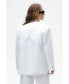 ფოტო #1 პროდუქტის Women's Draped Blazer