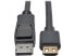Фото #1 товара Tripp Lite DisplayPort to HDMI Adapter Cable Active DP 1.2a to HDMI 4K 15 ft. (P