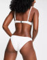 Фото #2 товара Rhythm Wave Break cheeky high leg bikini bottom in white