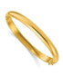 Фото #1 товара Браслет из золота, Diamond2Deal 18k Yellow Gold 6.5mm Hinged Bangle