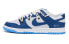 【定制球鞋】 Nike Dunk Low Retro vibe风 字母 解构 高街 低帮 板鞋 男款 蓝色 / Кроссовки Nike Dunk Low DV0831-001