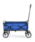 Фото #3 товара Folding Wagon Garden Shopping Beach Cart (Blue)