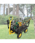 Фото #9 товара Sturdy Garden Cart 1400 LBS Load Capacity, Steel Mesh Bed