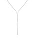 Фото #1 товара Vince Camuto silver-Tone Lariat Y-Necklace