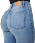 Фото #3 товара Women's Curvy High Stretch Skinny Jeans