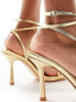 Фото #4 товара Public Desire Flossy heeled sandals in gold
