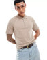 Фото #1 товара Jack & Jones polo with zip in beige