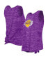 ფოტო #2 პროდუქტის Women's Purple Los Angeles Lakers Space Dye Active Tank Top