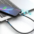 Фото #3 товара Kabel przewód płaski krótki do iPhone USB-C - Lightning L10P PD 20W 23cm czarny