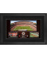 Фото #1 товара Cleveland Browns Framed 10" x 18" Stadium Panoramic Collage with Game-Used Football - Limited Edition of 500