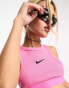 Фото #1 товара Nike Life Trend rib crop tank top in pink