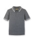 ფოტო #1 პროდუქტის Boys' Organic Cotton Short Sleeve Sweater Polo, Infant