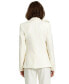 Фото #7 товара Women's Classic Flower Detail Crepe Blazer Jacket