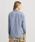 Фото #2 товара Блузка полосатая из льна Lauren Ralph Lauren для женщин
