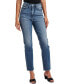 ფოტო #1 პროდუქტის Women's Aikins High Rise Straight Leg Jeans