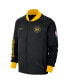 Men's Black Golden State Warriors 2023/24 City Edition Authentic Showtime Performance Raglan Full-Zip Jacket