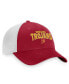 Фото #3 товара Men's Cardinal, White USC Trojans Breakout Trucker Snapback Hat