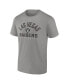 Фото #5 товара Men's Black, Silver Las Vegas Raiders Player Pack T-shirt Combo Set