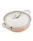 Фото #3 товара CopperBond Copper Induction 5-Quart Dutch Oven with Dome Lid